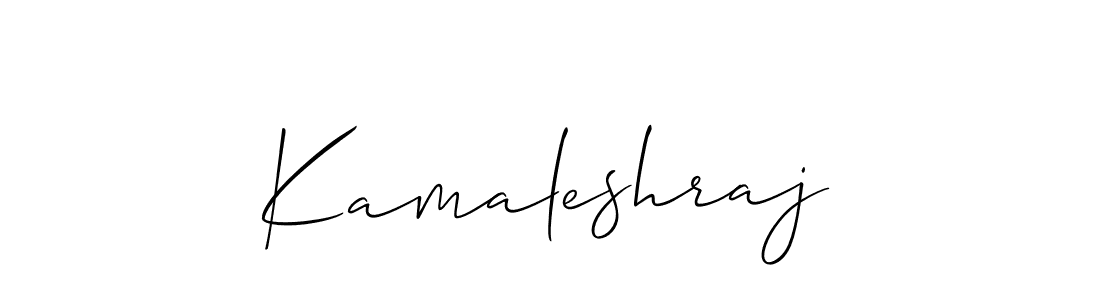 Also You can easily find your signature by using the search form. We will create Kamaleshraj name handwritten signature images for you free of cost using Allison_Script sign style. Kamaleshraj signature style 2 images and pictures png