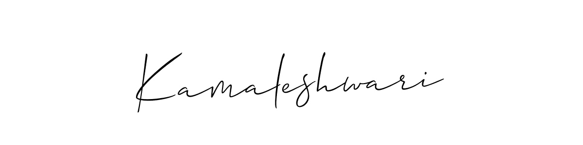 Similarly Allison_Script is the best handwritten signature design. Signature creator online .You can use it as an online autograph creator for name Kamaleshwari. Kamaleshwari signature style 2 images and pictures png