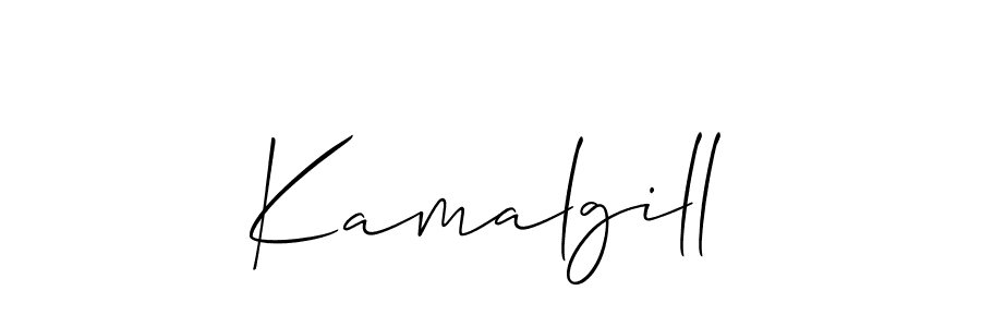 Here are the top 10 professional signature styles for the name Kamalgill. These are the best autograph styles you can use for your name. Kamalgill signature style 2 images and pictures png