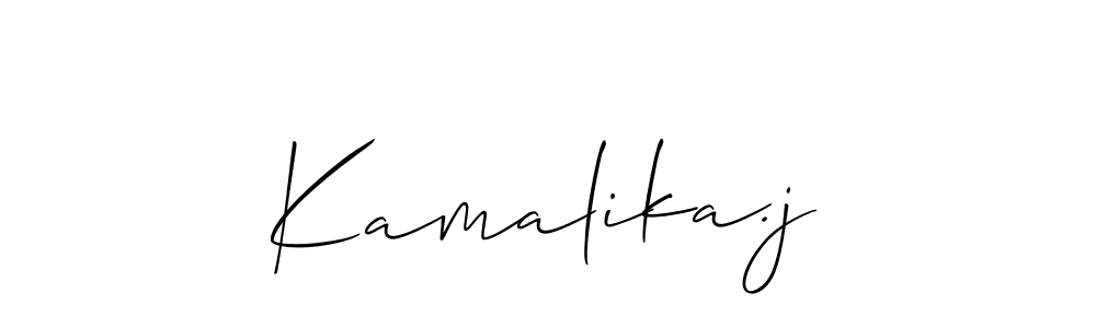 Once you've used our free online signature maker to create your best signature Allison_Script style, it's time to enjoy all of the benefits that Kamalika.j name signing documents. Kamalika.j signature style 2 images and pictures png