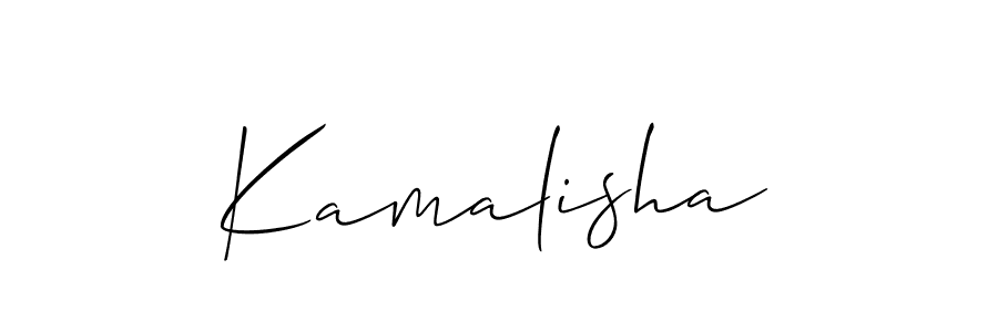 Make a beautiful signature design for name Kamalisha. Use this online signature maker to create a handwritten signature for free. Kamalisha signature style 2 images and pictures png