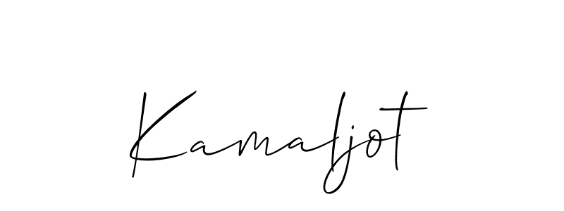 Make a beautiful signature design for name Kamaljot. Use this online signature maker to create a handwritten signature for free. Kamaljot signature style 2 images and pictures png