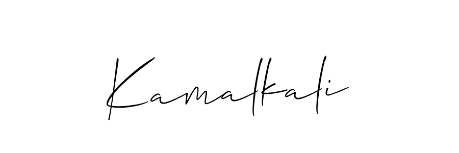 Best and Professional Signature Style for Kamalkali. Allison_Script Best Signature Style Collection. Kamalkali signature style 2 images and pictures png