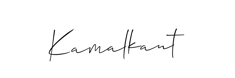 The best way (Allison_Script) to make a short signature is to pick only two or three words in your name. The name Kamalkant include a total of six letters. For converting this name. Kamalkant signature style 2 images and pictures png