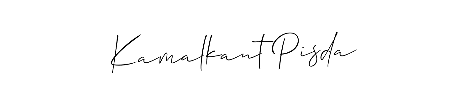 Also You can easily find your signature by using the search form. We will create Kamalkant Pisda name handwritten signature images for you free of cost using Allison_Script sign style. Kamalkant Pisda signature style 2 images and pictures png