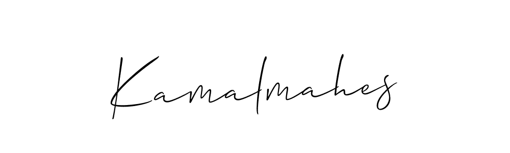 Kamalmahes stylish signature style. Best Handwritten Sign (Allison_Script) for my name. Handwritten Signature Collection Ideas for my name Kamalmahes. Kamalmahes signature style 2 images and pictures png
