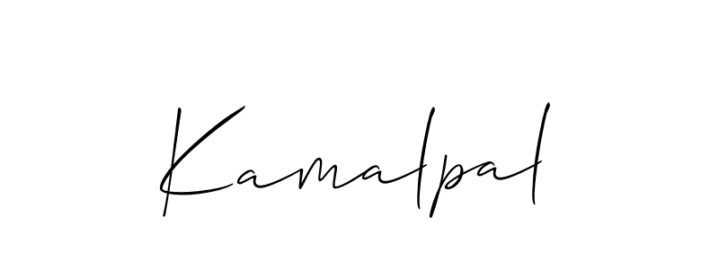 How to make Kamalpal name signature. Use Allison_Script style for creating short signs online. This is the latest handwritten sign. Kamalpal signature style 2 images and pictures png