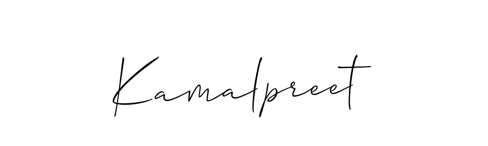 Make a short Kamalpreet signature style. Manage your documents anywhere anytime using Allison_Script. Create and add eSignatures, submit forms, share and send files easily. Kamalpreet signature style 2 images and pictures png