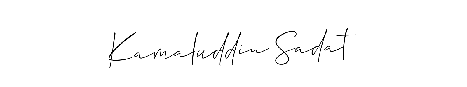 Kamaluddin Sadat stylish signature style. Best Handwritten Sign (Allison_Script) for my name. Handwritten Signature Collection Ideas for my name Kamaluddin Sadat. Kamaluddin Sadat signature style 2 images and pictures png