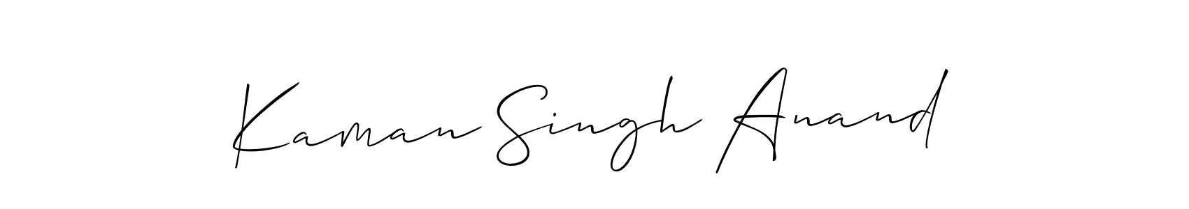 Once you've used our free online signature maker to create your best signature Allison_Script style, it's time to enjoy all of the benefits that Kaman Singh Anand name signing documents. Kaman Singh Anand signature style 2 images and pictures png