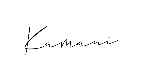 Check out images of Autograph of Kamani name. Actor Kamani Signature Style. Allison_Script is a professional sign style online. Kamani signature style 2 images and pictures png