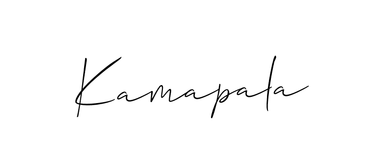 Also You can easily find your signature by using the search form. We will create Kamapala name handwritten signature images for you free of cost using Allison_Script sign style. Kamapala signature style 2 images and pictures png