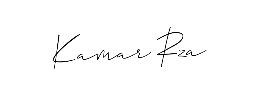 Kamar Rza stylish signature style. Best Handwritten Sign (Allison_Script) for my name. Handwritten Signature Collection Ideas for my name Kamar Rza. Kamar Rza signature style 2 images and pictures png