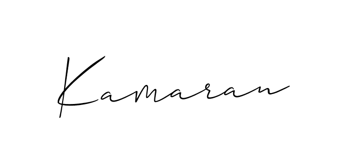 Also we have Kamaran name is the best signature style. Create professional handwritten signature collection using Allison_Script autograph style. Kamaran signature style 2 images and pictures png