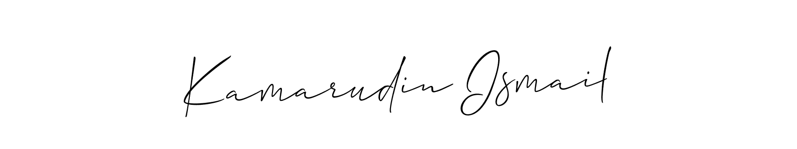Best and Professional Signature Style for Kamarudin Ismail. Allison_Script Best Signature Style Collection. Kamarudin Ismail signature style 2 images and pictures png