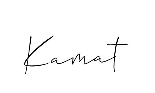 if you are searching for the best signature style for your name Kamat. so please give up your signature search. here we have designed multiple signature styles  using Allison_Script. Kamat signature style 2 images and pictures png