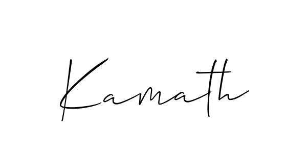 Make a short Kamath signature style. Manage your documents anywhere anytime using Allison_Script. Create and add eSignatures, submit forms, share and send files easily. Kamath signature style 2 images and pictures png