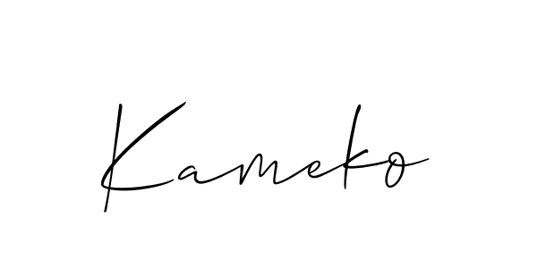 Similarly Allison_Script is the best handwritten signature design. Signature creator online .You can use it as an online autograph creator for name Kameko. Kameko signature style 2 images and pictures png