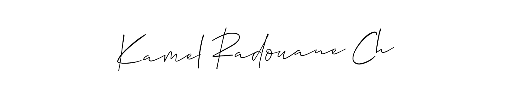 Best and Professional Signature Style for Kamel Radouane Ch. Allison_Script Best Signature Style Collection. Kamel Radouane Ch signature style 2 images and pictures png