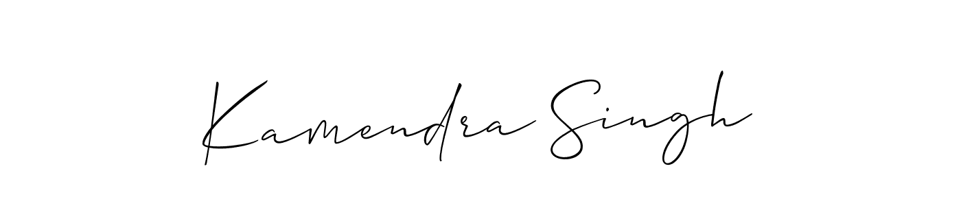 It looks lik you need a new signature style for name Kamendra Singh. Design unique handwritten (Allison_Script) signature with our free signature maker in just a few clicks. Kamendra Singh signature style 2 images and pictures png