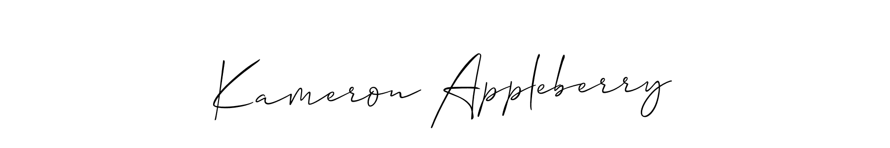 Check out images of Autograph of Kameron Appleberry name. Actor Kameron Appleberry Signature Style. Allison_Script is a professional sign style online. Kameron Appleberry signature style 2 images and pictures png