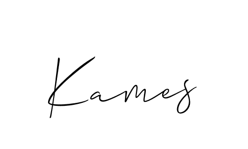 You should practise on your own different ways (Allison_Script) to write your name (Kames) in signature. don't let someone else do it for you. Kames signature style 2 images and pictures png