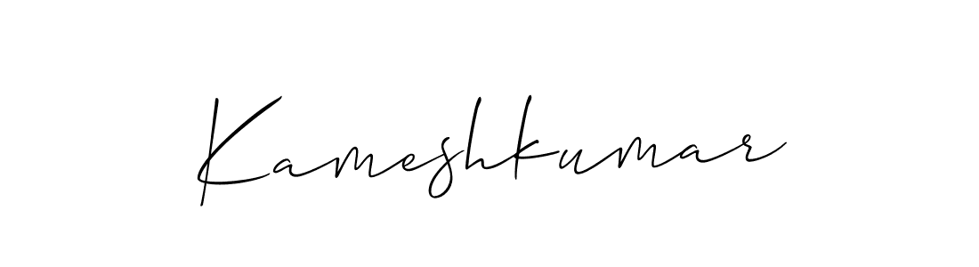Best and Professional Signature Style for Kameshkumar. Allison_Script Best Signature Style Collection. Kameshkumar signature style 2 images and pictures png