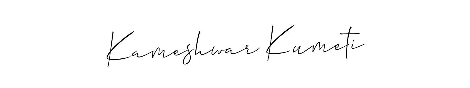 Make a beautiful signature design for name Kameshwar Kumeti. Use this online signature maker to create a handwritten signature for free. Kameshwar Kumeti signature style 2 images and pictures png