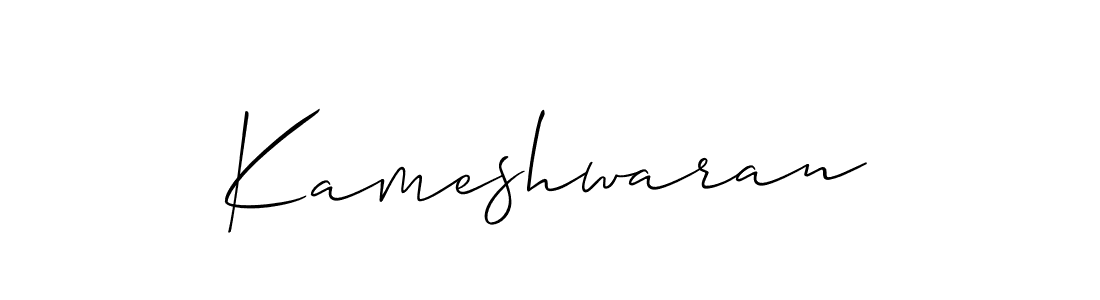 You should practise on your own different ways (Allison_Script) to write your name (Kameshwaran) in signature. don't let someone else do it for you. Kameshwaran signature style 2 images and pictures png