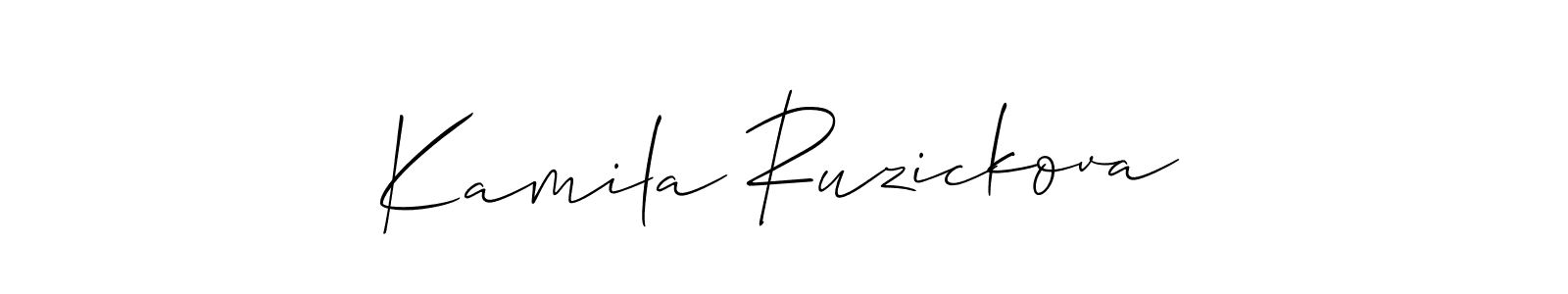 Once you've used our free online signature maker to create your best signature Allison_Script style, it's time to enjoy all of the benefits that Kamila Ruzickova name signing documents. Kamila Ruzickova signature style 2 images and pictures png