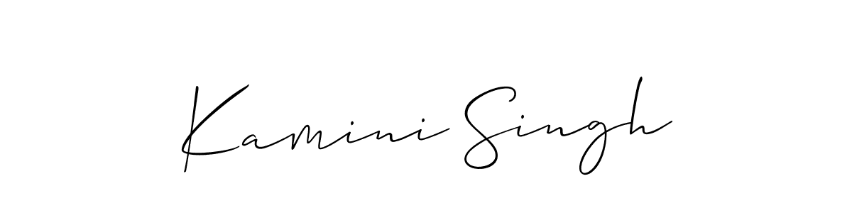 You can use this online signature creator to create a handwritten signature for the name Kamini Singh. This is the best online autograph maker. Kamini Singh signature style 2 images and pictures png