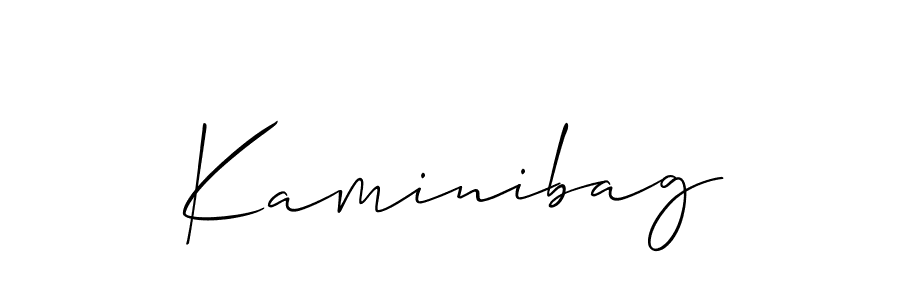 The best way (Allison_Script) to make a short signature is to pick only two or three words in your name. The name Kaminibag include a total of six letters. For converting this name. Kaminibag signature style 2 images and pictures png
