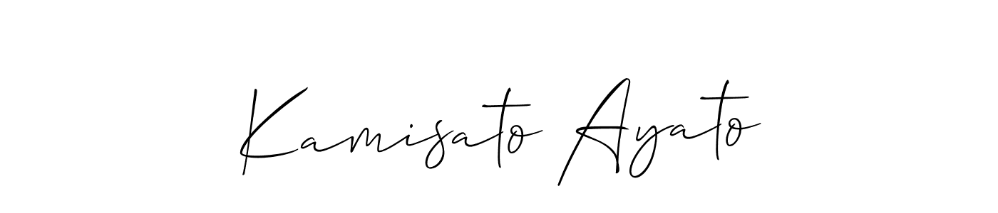 You can use this online signature creator to create a handwritten signature for the name Kamisato Ayato. This is the best online autograph maker. Kamisato Ayato signature style 2 images and pictures png