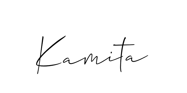 Make a beautiful signature design for name Kamita. Use this online signature maker to create a handwritten signature for free. Kamita signature style 2 images and pictures png