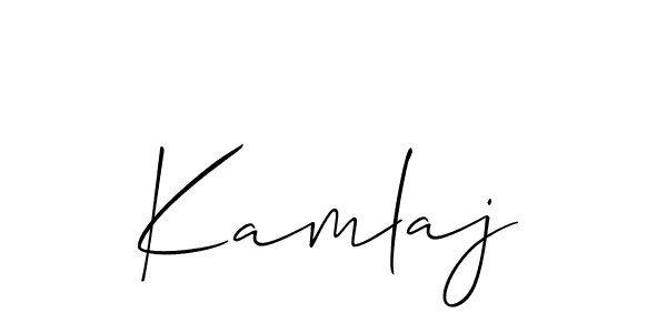 Also You can easily find your signature by using the search form. We will create Kamlaj name handwritten signature images for you free of cost using Allison_Script sign style. Kamlaj signature style 2 images and pictures png