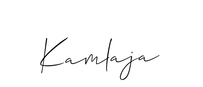 How to Draw Kamlaja signature style? Allison_Script is a latest design signature styles for name Kamlaja. Kamlaja signature style 2 images and pictures png