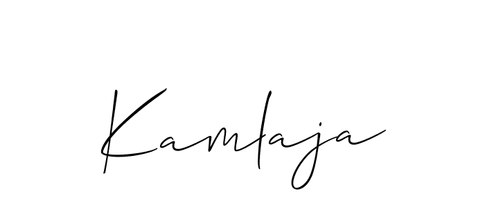 Best and Professional Signature Style for Kamlaja. Allison_Script Best Signature Style Collection. Kamlaja signature style 2 images and pictures png