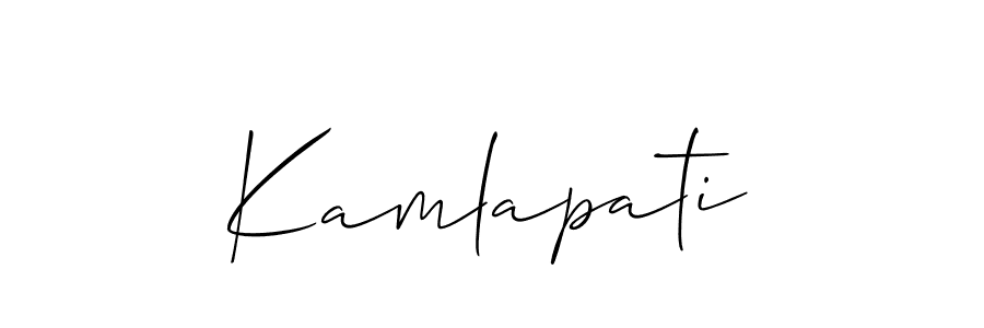 Make a beautiful signature design for name Kamlapati. Use this online signature maker to create a handwritten signature for free. Kamlapati signature style 2 images and pictures png