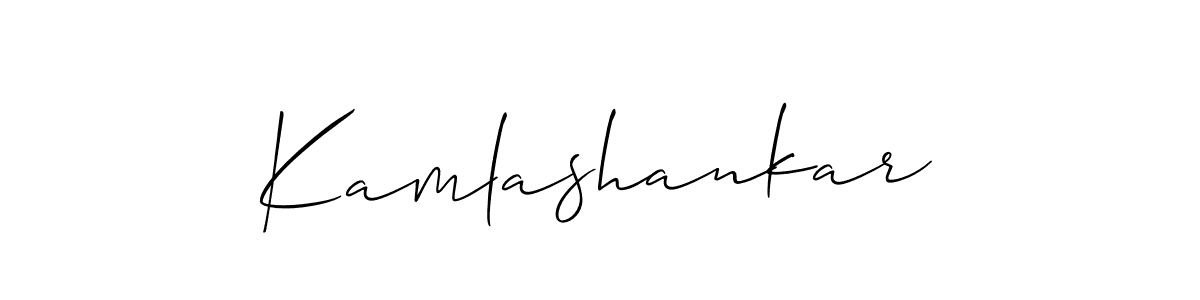 It looks lik you need a new signature style for name Kamlashankar. Design unique handwritten (Allison_Script) signature with our free signature maker in just a few clicks. Kamlashankar signature style 2 images and pictures png