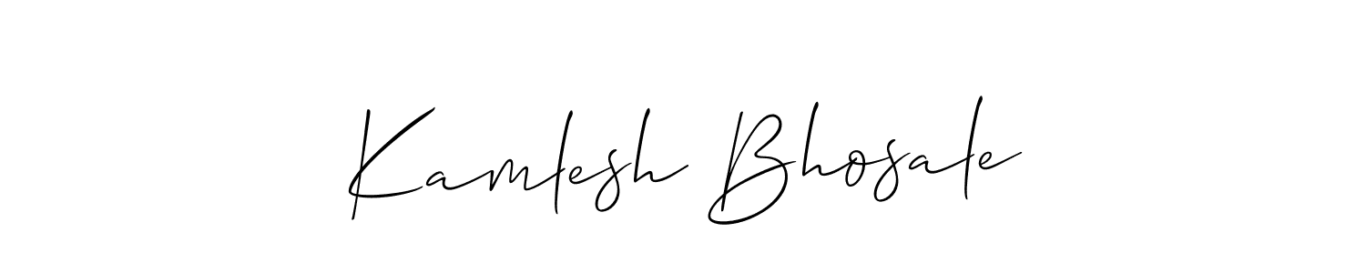 Here are the top 10 professional signature styles for the name Kamlesh Bhosale. These are the best autograph styles you can use for your name. Kamlesh Bhosale signature style 2 images and pictures png