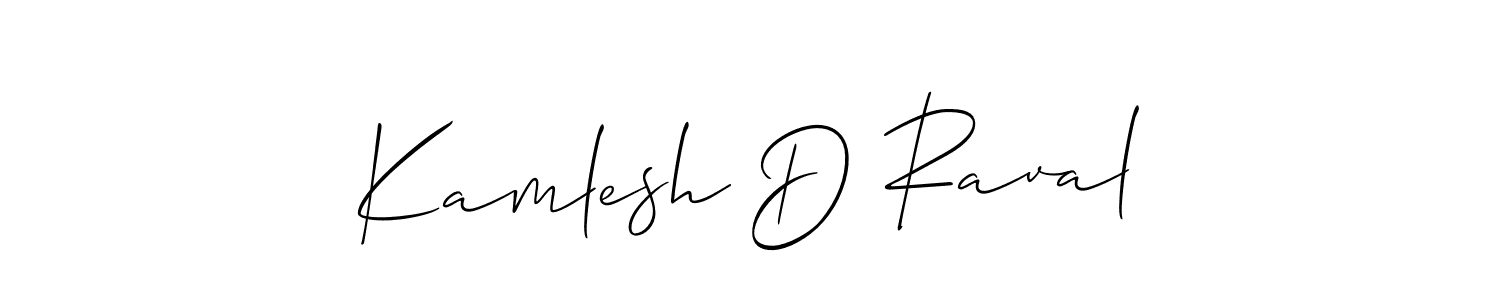 See photos of Kamlesh D Raval official signature by Spectra . Check more albums & portfolios. Read reviews & check more about Allison_Script font. Kamlesh D Raval signature style 2 images and pictures png