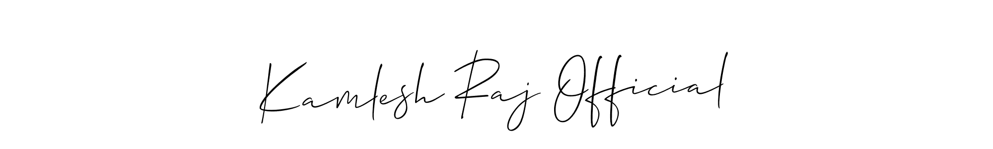 See photos of Kamlesh Raj Official official signature by Spectra . Check more albums & portfolios. Read reviews & check more about Allison_Script font. Kamlesh Raj Official signature style 2 images and pictures png