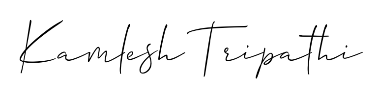 Get an exclusive digital autograph for Kamlesh Tripathi. The Allison_Script typeface captures the charm of real penmanship on paper. Kamlesh Tripathi signature style 2 images and pictures png