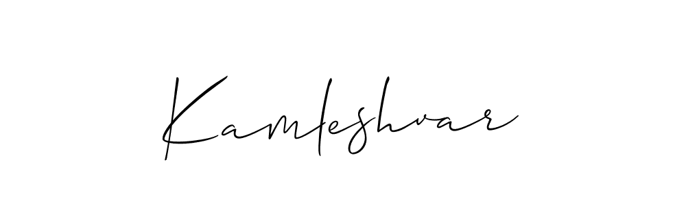 if you are searching for the best signature style for your name Kamleshvar. so please give up your signature search. here we have designed multiple signature styles  using Allison_Script. Kamleshvar signature style 2 images and pictures png