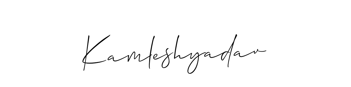 Make a beautiful signature design for name Kamleshyadav. Use this online signature maker to create a handwritten signature for free. Kamleshyadav signature style 2 images and pictures png