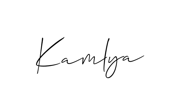 See photos of Kamlya official signature by Spectra . Check more albums & portfolios. Read reviews & check more about Allison_Script font. Kamlya signature style 2 images and pictures png