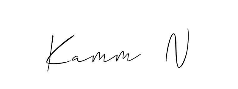 How to Draw Kamm   N signature style? Allison_Script is a latest design signature styles for name Kamm   N. Kamm   N signature style 2 images and pictures png