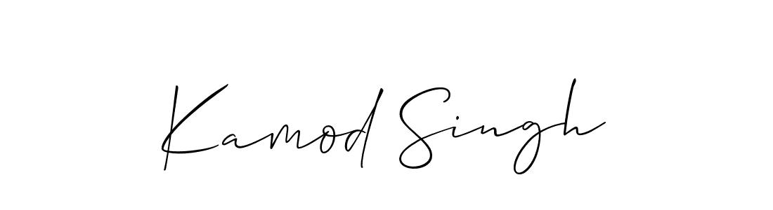 It looks lik you need a new signature style for name Kamod Singh. Design unique handwritten (Allison_Script) signature with our free signature maker in just a few clicks. Kamod Singh signature style 2 images and pictures png