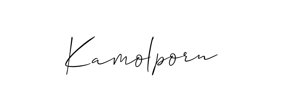 Also You can easily find your signature by using the search form. We will create Kamolporn name handwritten signature images for you free of cost using Allison_Script sign style. Kamolporn signature style 2 images and pictures png