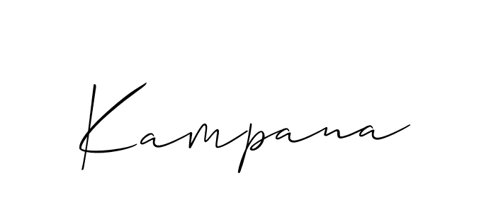 Make a short Kampana signature style. Manage your documents anywhere anytime using Allison_Script. Create and add eSignatures, submit forms, share and send files easily. Kampana signature style 2 images and pictures png